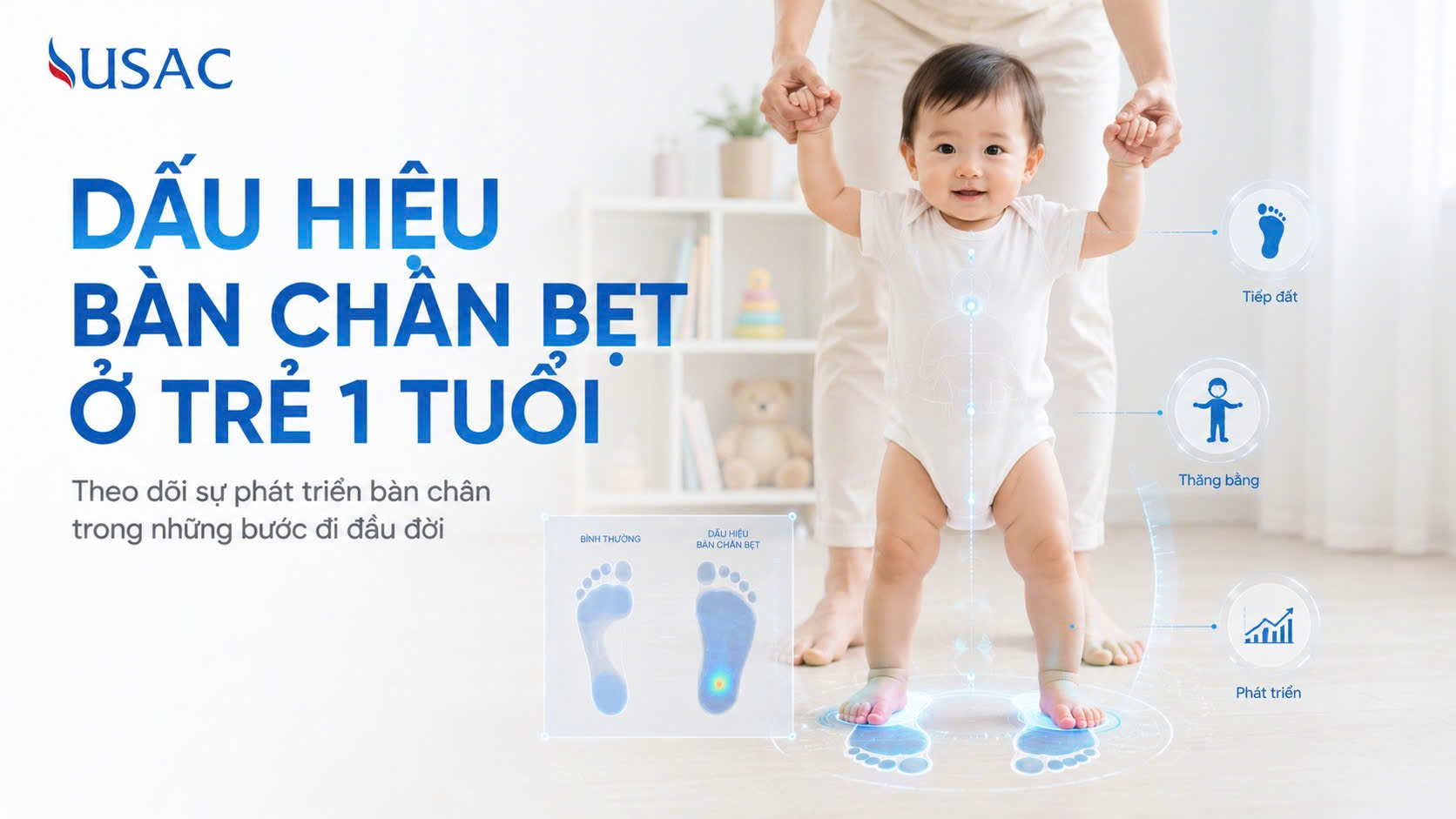 Dấu Hiệu Bàn Chân Bẹt Ở Trẻ 1 Tuổi