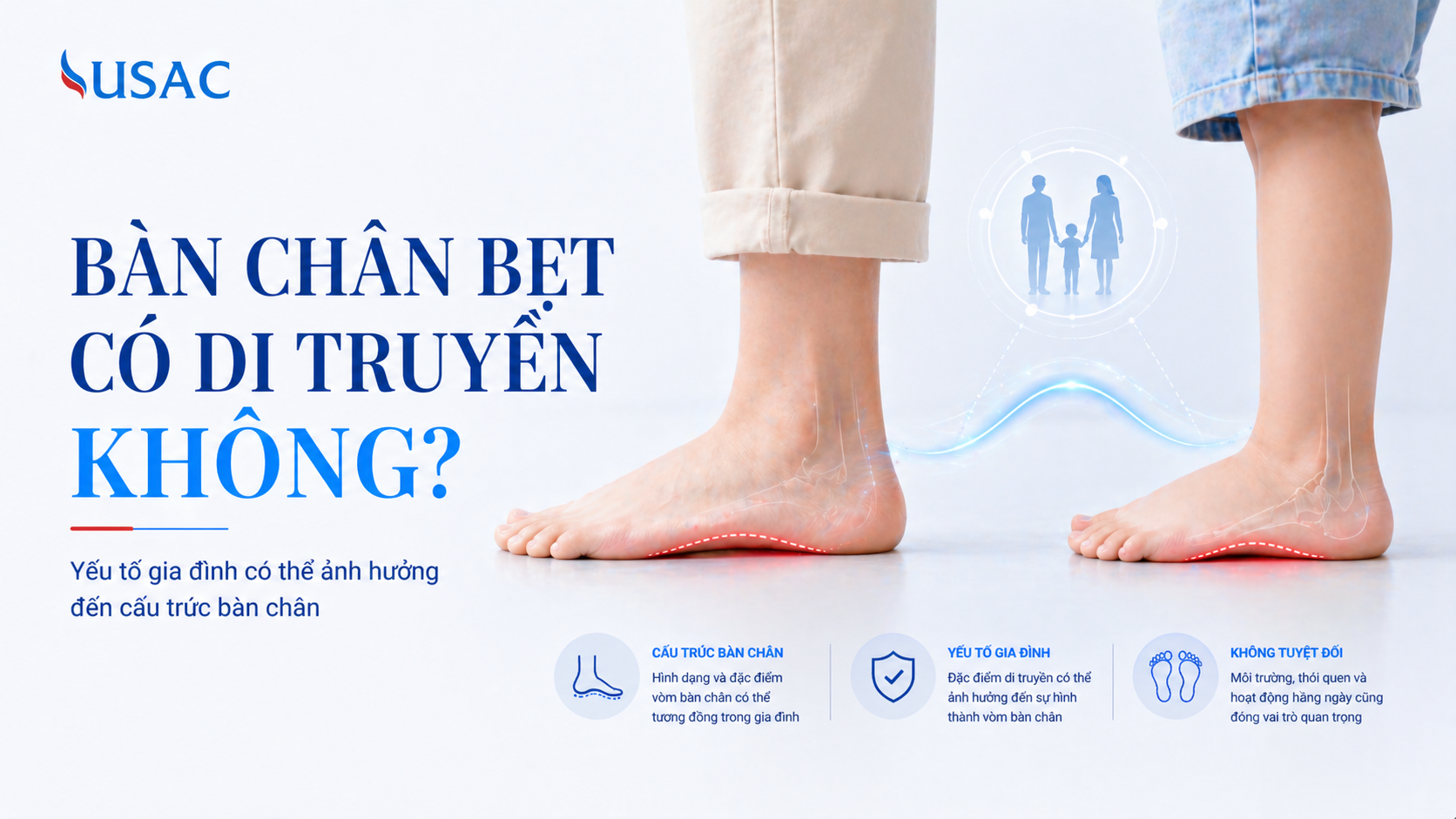 Bàn Chân Bẹt Có Di Truyền Không