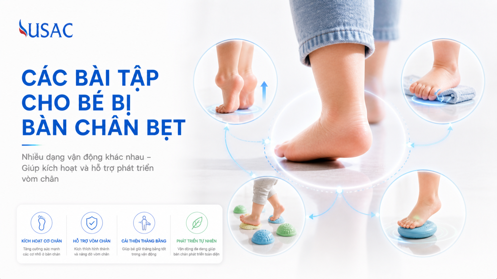 Các Bài Tập Cho Bé Bị Bàn Chân Bẹt