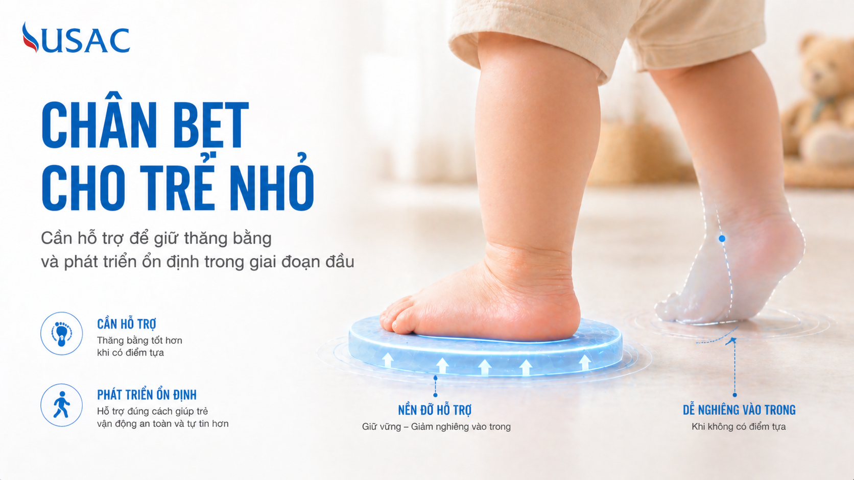 Chân Bẹt Cho Trẻ Nhỏ