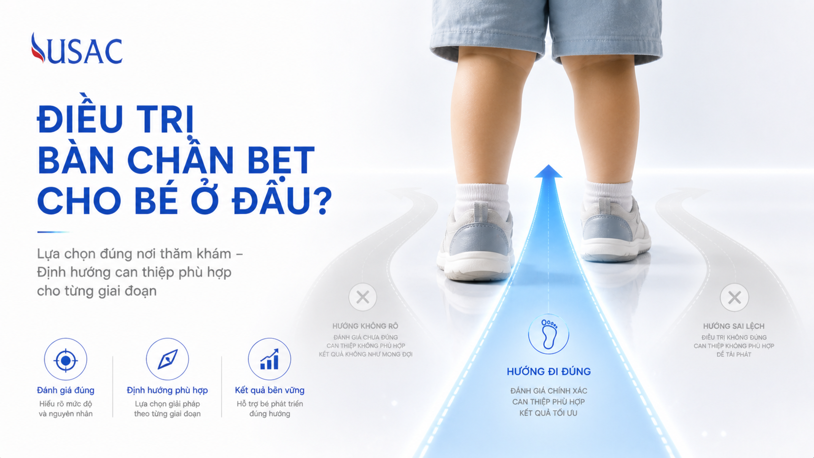 Điều Trị Bàn Chân Bẹt Cho Bé Ở Đâu