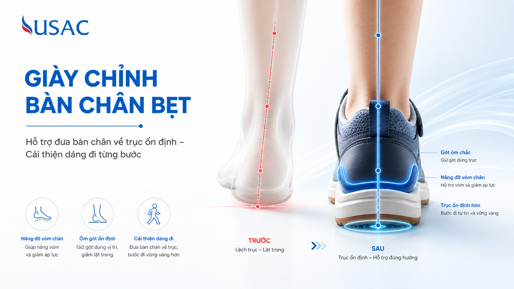 Giày Chỉnh Bàn Chân Bẹt Giày Chỉnh Bàn Chân Bẹt