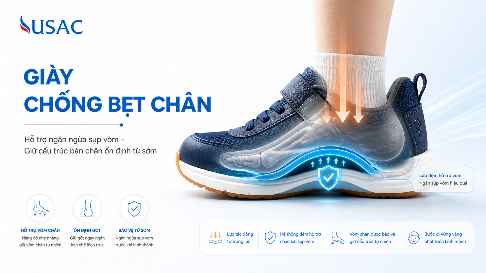 Giày Chống Bẹt Chân Giày Chống Bẹt Chân