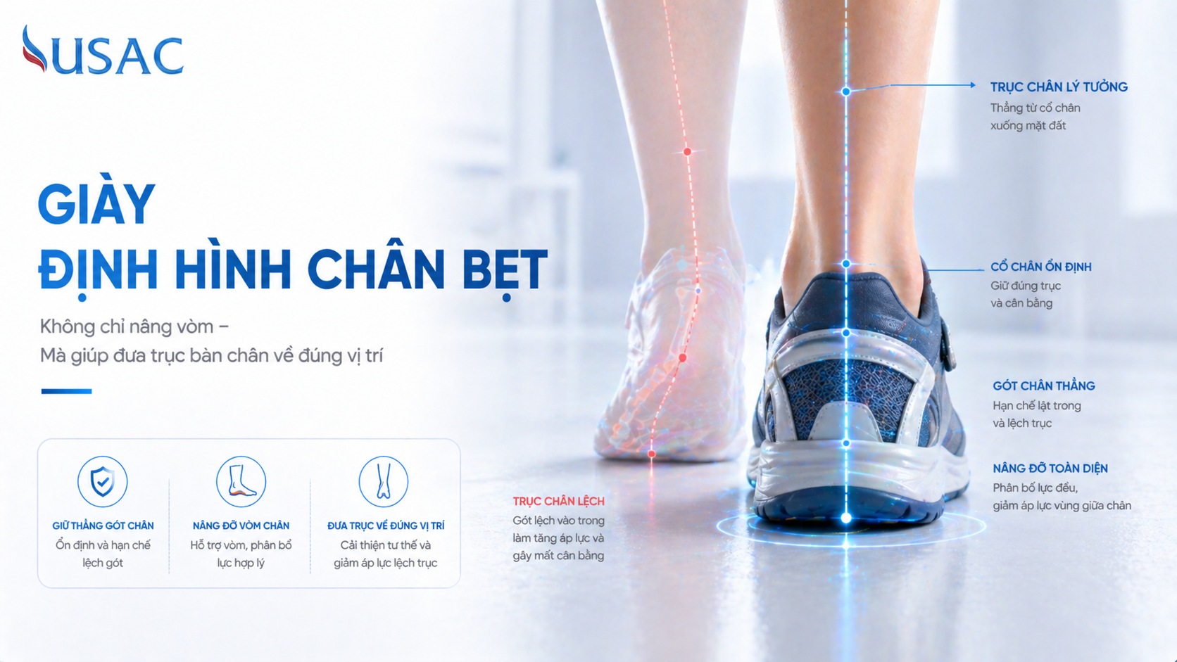 Giày Định Hình Chân Bẹt